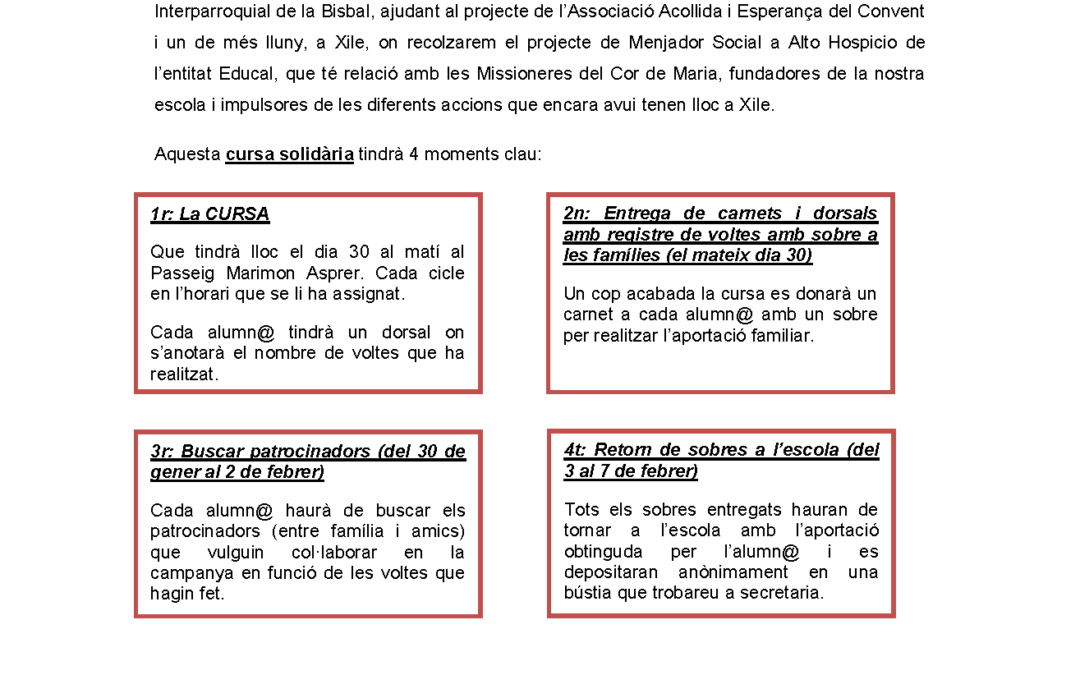 Cursa solidària 2020